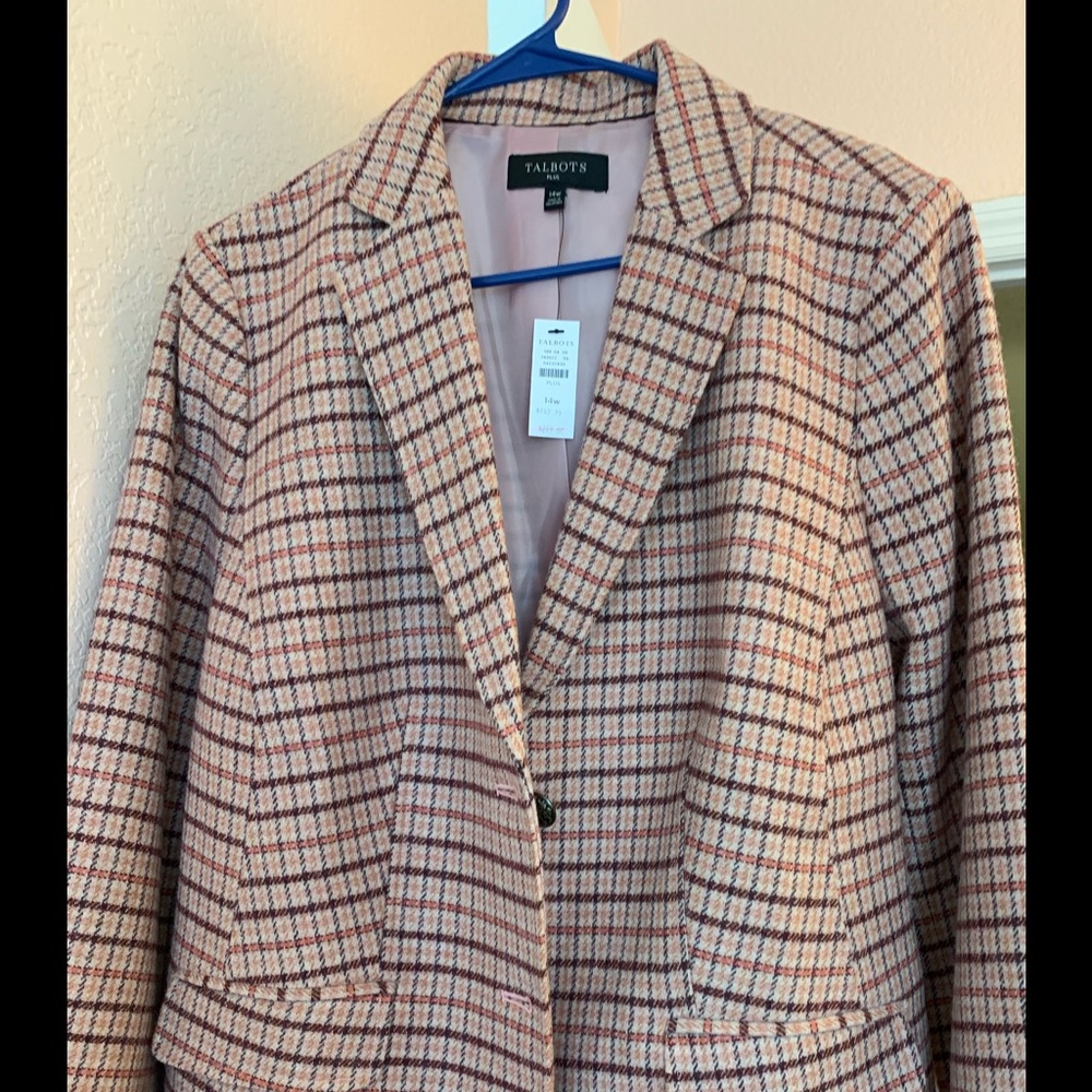 Talbot women multicolored blazer size 14w